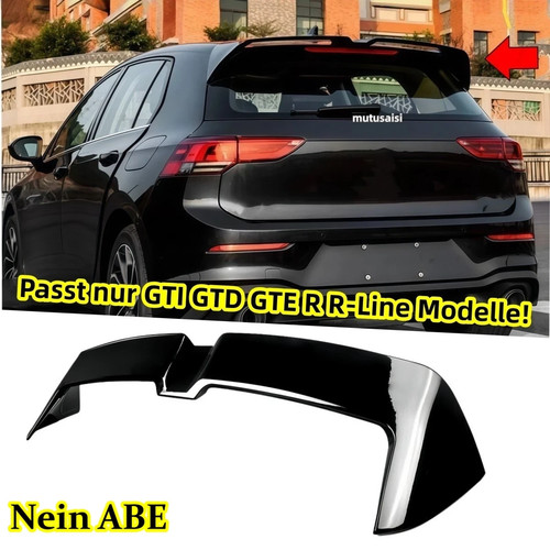 Dachspoiler glanzschwarz für - dachspoiler,