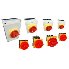 Hauptschalter Schalter IP65 4 polig Kunststoff Gehäuse Einbau 16 25 A Haupt ARLI