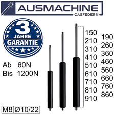 Gasdruckfeder gewinde - gasdruckfeder, m8