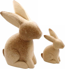 2 Stück - Hasen Groß und