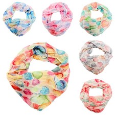 Herz Farbverlauf Loop Schal