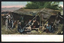 Ansichtskarte Beduinenzelt mit
