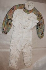 CHERVO Vintage 90er Ski Skianzug OVERALL Snowboard DAMEN ca Gr 42 einteilig #2