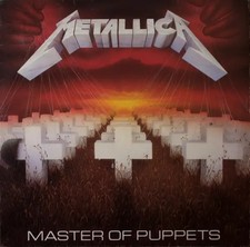 Metallica Master Of Puppets + INSERTS NEAR MINT Music for Nations Vinyl LP