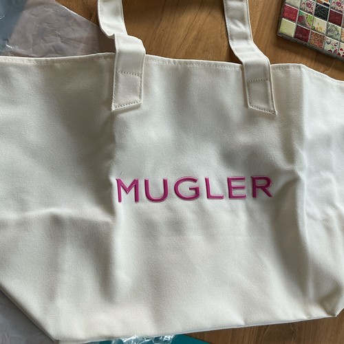 Mugler canvas shopper tote bag - shopper,