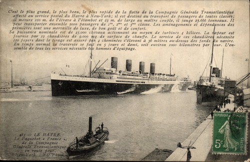Paquebot frankreich - le,