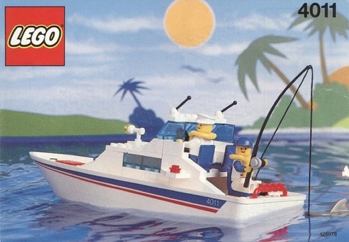 Lego 4011 motoryacht - motoryacht, /