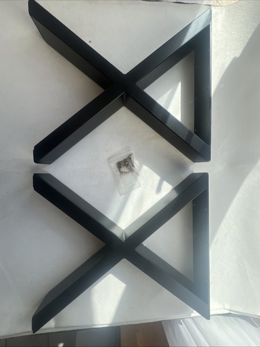 Tischbeine metall schwarz 40cm - metall,