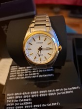 Citizen Eco-Drive Titanium 34mm Silberes/Goldes Titangehäuse mit Silberem...