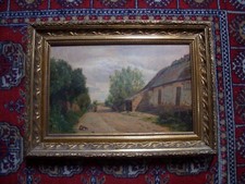 sehr schönes altes Ölbild auf Leinwand