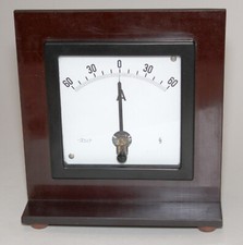 Messgerät Amperemeter analog Siemens antik 50er Jahre +-60A aus Institut gepr.