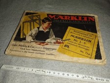 (92) Märklin Anleitungsbuch zu Metallbaukasten 1-3, 142 Seiten, stark abgenutzt