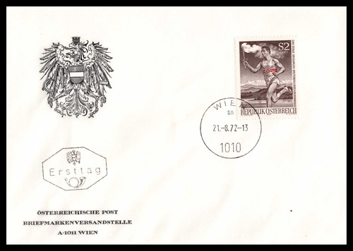 österreich fdc wien 1972 - Österreich,