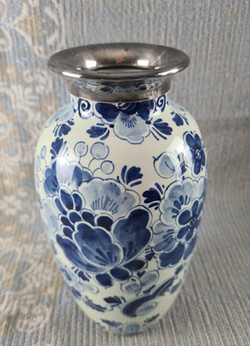 Art deco vase delft - art, delft-blau