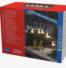 Konstsmide 6288-103 LED Acryl Rentier - 5er Set, 4m