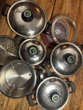 AMC Kochtopf Set Profiqualität 4 Töpfe Dämpfaufsatz Sieb Reibe Edelstahl