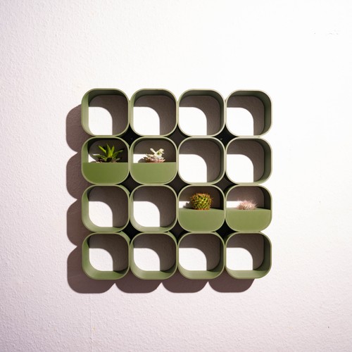 Blumentopf eckig - 4, (klein)