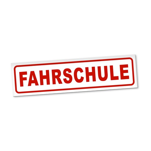 Fahrschule magnetschild auto - magnetschild,