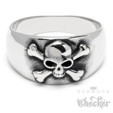 Totenkopf-Ring Crossbones