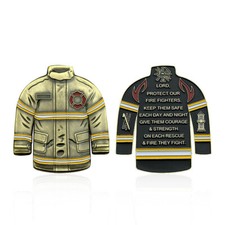 US-Feuerwehranzug/Formgedächtnis-Medaille/Bronze