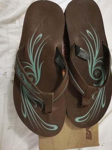 Teva leder zehentrenner 38 - leder,