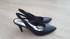 Heine Sling Pumps Slingpumps schwarz Gr. 38 High Heels Slingback