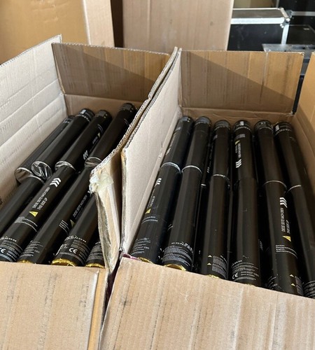 100x konfettikanone pro 30cm - 30cm,