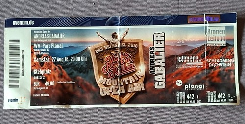 Sammler ticket andreas - ticket,