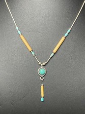 Silber Kette-Collier Türkis