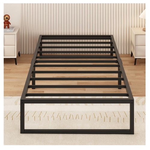 Metallbett 90x200cm schwarz - metallbett,
