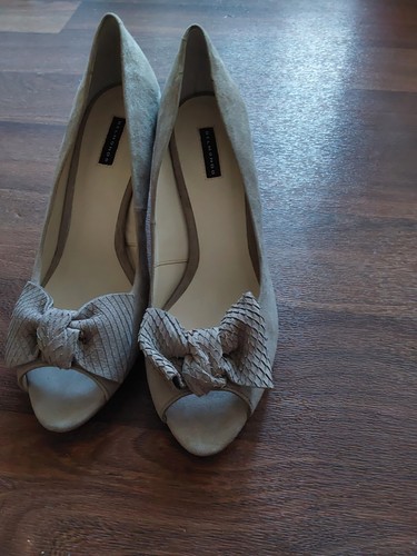 Schuhe graue pumps mit - graue,