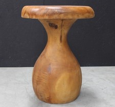 teak pilz hocker