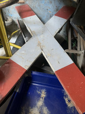 Verkehrszeichen Andreaskreuz Bahnübergang