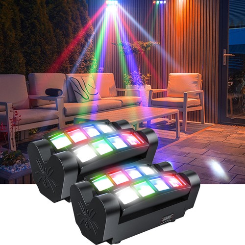 Rgbw led 80w spider moving - 2*8,