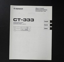 Original pioneer 333 - pioneer, ct-333