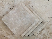 Travertin Fliese Antikmarmor Travertin Classic 15x15x1 cm antik