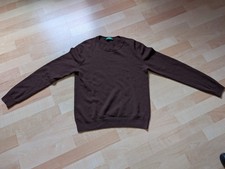 Pullover aus 100% Merinowolle  von Benetton,  Gr. M, braun