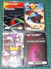 SINCLAIR ZX81 -4x Spiele