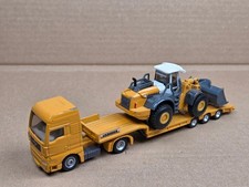Siku MAN Schwerlast Transport Liebherr mit Radlader Nr. 1873 bagger lastwagen