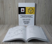 IHC Ersatzteiliste 554 + 644 + 744 + 844 + 844S Traktor