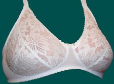 BH ohne BÜGEL weiss STICKEREI+SPITZE 75 80 85 90 95 100 105 110 115 CUP E NEU