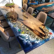Blau epoxidharz mit ocean - blau,
