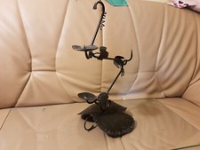 Kerzenständer Handgemacht 41 cm schwarz gothic  für 6 cm breite Kerzen