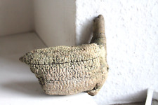 Schwemmholz Treibholz  Skulptur  L 14cm Boot Schiff Kutter