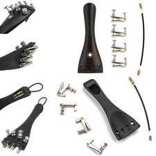 Ebenholz Geigensaitenhalter Geigenteile Geigenzubehör Für 4/3 4/4 Violine