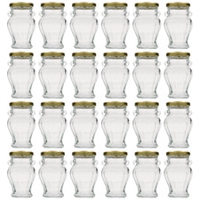24x 106ml Schmuckglas Klarglas