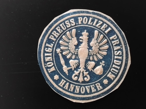 Siegelmarke königl preuss - königl.,