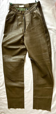 !! Damen Lederhose  Echtleder Gr; 38 brsaun  2982