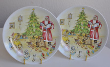 Arzberg Weihnachtsteller Gebäckteller Keksteller Weihnachtsmann Bescherung Tanne