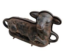 Antike Backform aus Gusseisen - Lamm / Osterlamm,  5 kg schwer    (# 17276)